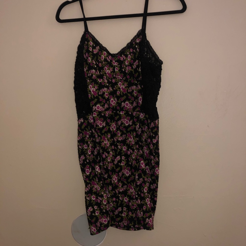 Free People Intimately Floral Black Lace Dress - Picture 5 of 8